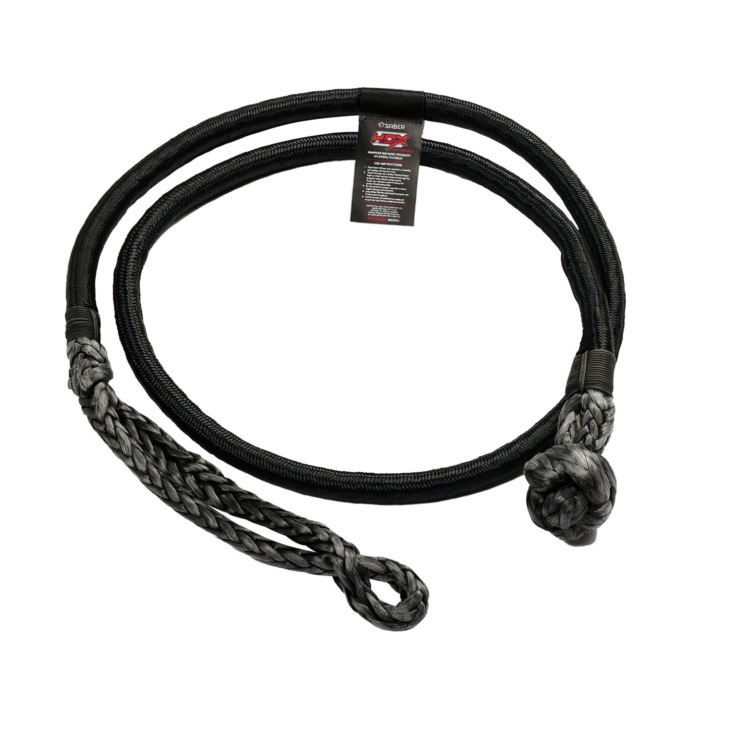 24,500KG HDX SaberPro Technora Bound Soft Shackle - Long
