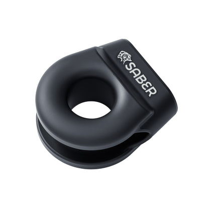 6061 Aluminium Spliced Winch Thimble UPDATED DESIGN- Cerakote Black