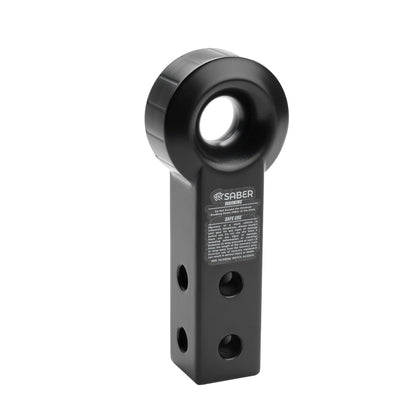 Aluminium Rope Friendly Recovery Hitch (Extended)- Cerakote Black