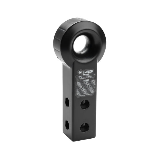 Aluminium Rope Friendly Recovery Hitch (Extended)- Cerakote Black