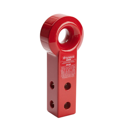 Aluminium Rope Friendly Recovery Hitch(Extended)- Red Prismatic