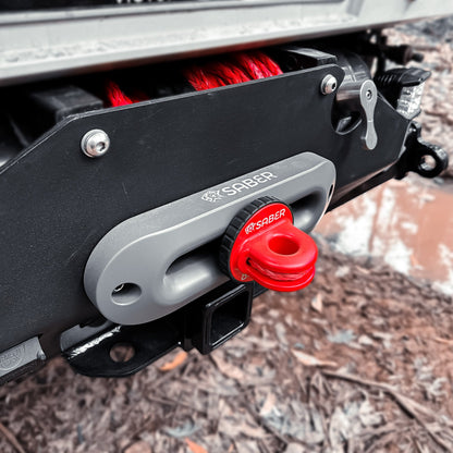 6061 Aluminium Spliced Winch Thimble PRO - Cerakote Grey