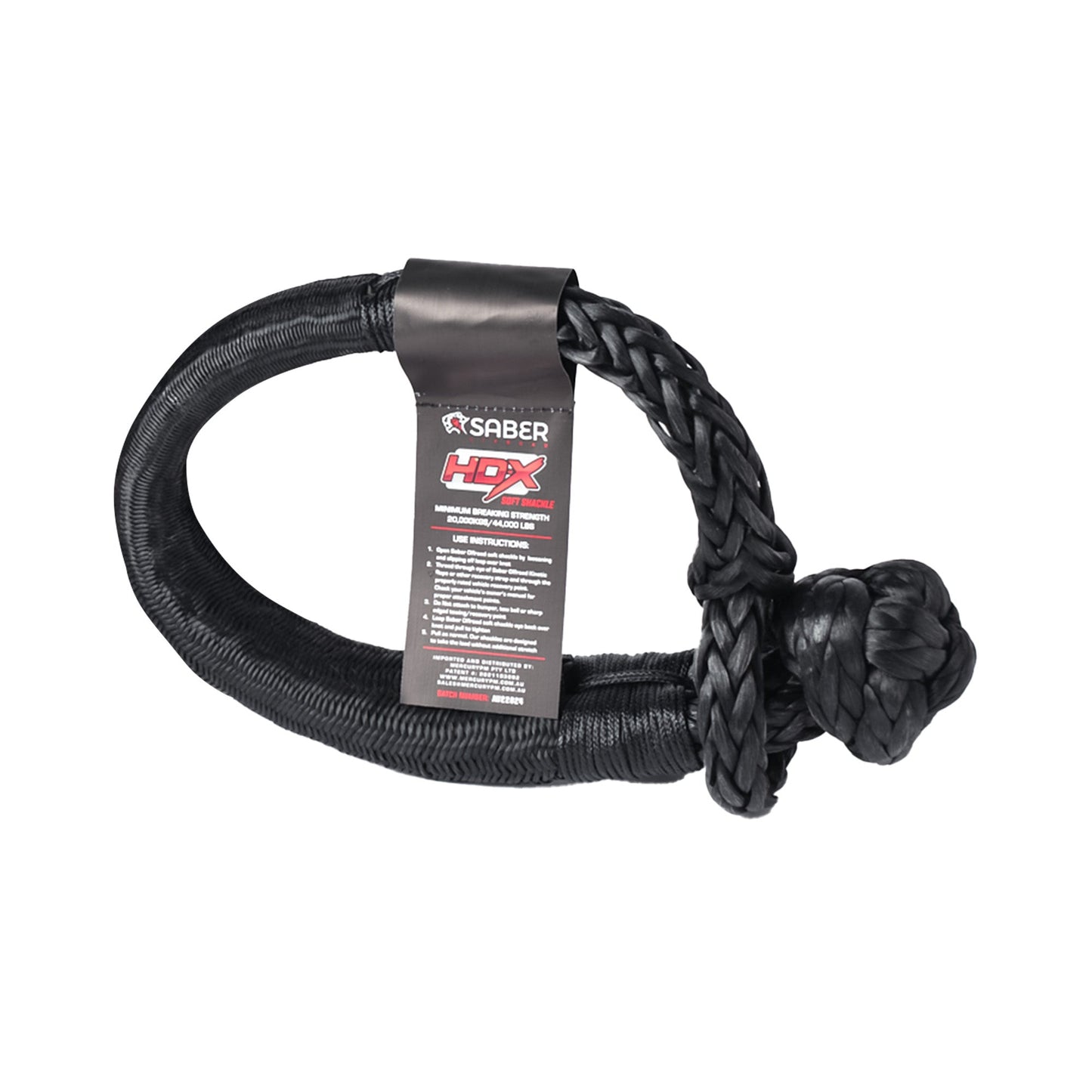 20,000KG HDX Technora Bound Soft Shackle