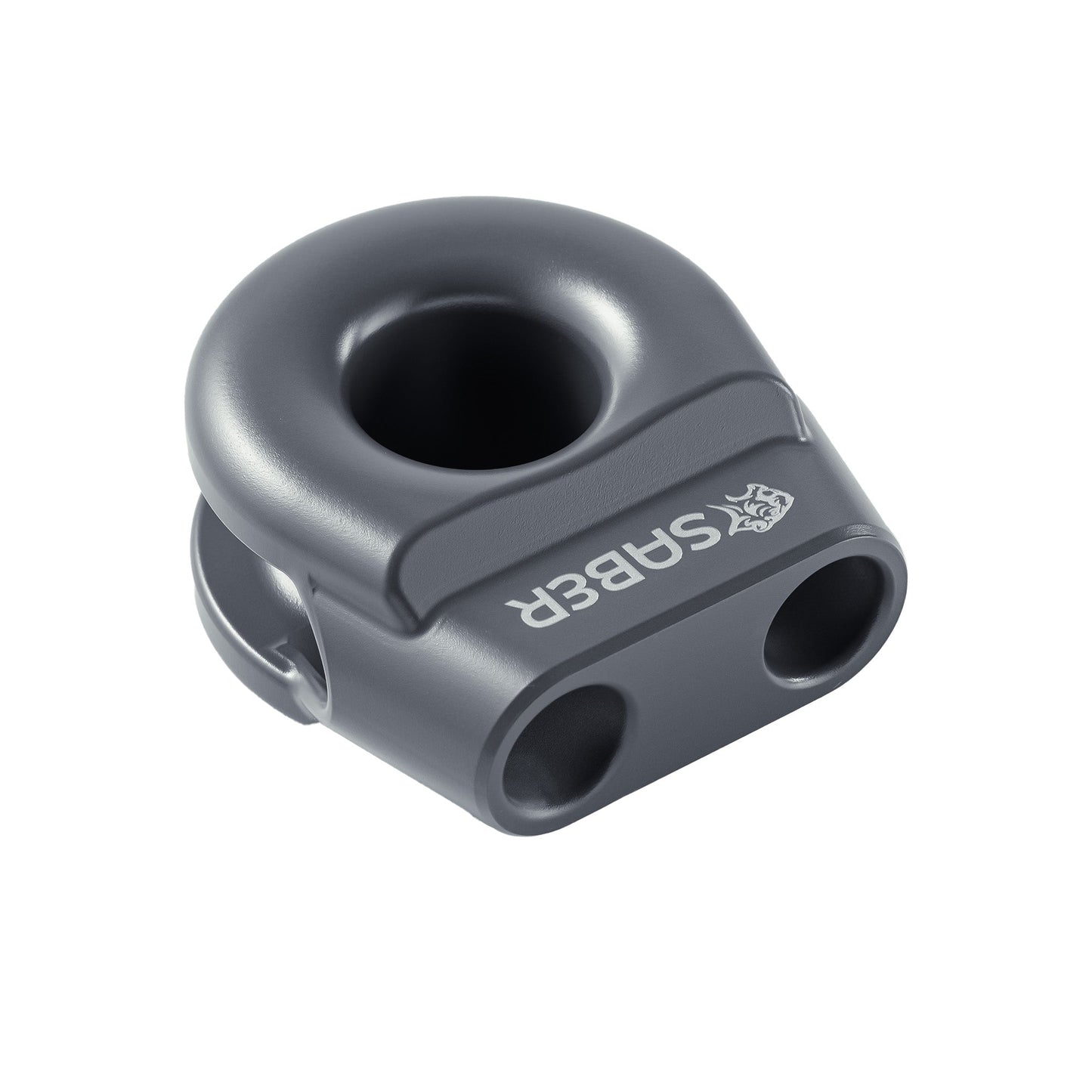 6061 Aluminium Spliced Winch Thimble UPDATED DESIGN - Cerakote Grey