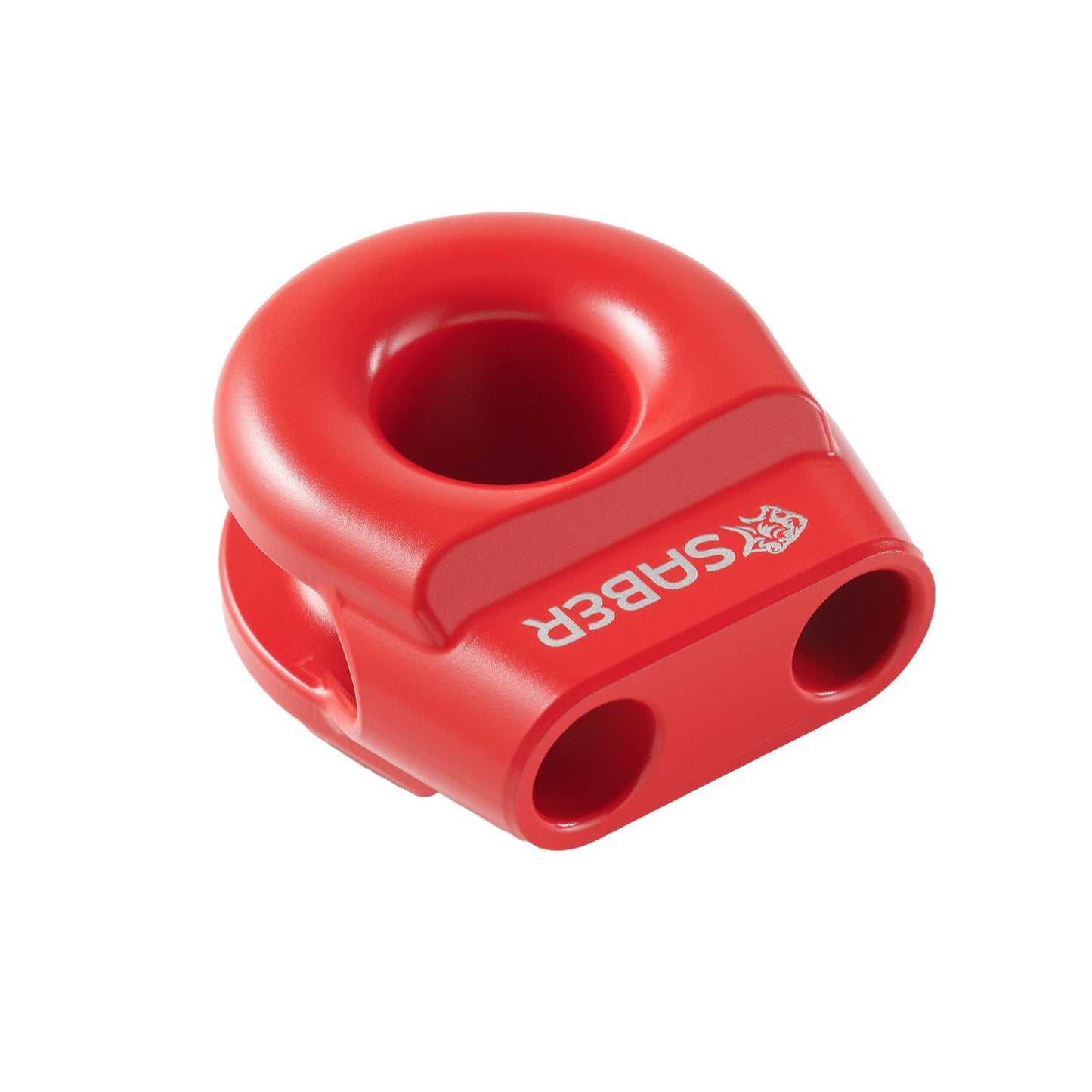 6061 Aluminium Spliced Winch Thimble UPDATED DESIGN - Cerakote Red