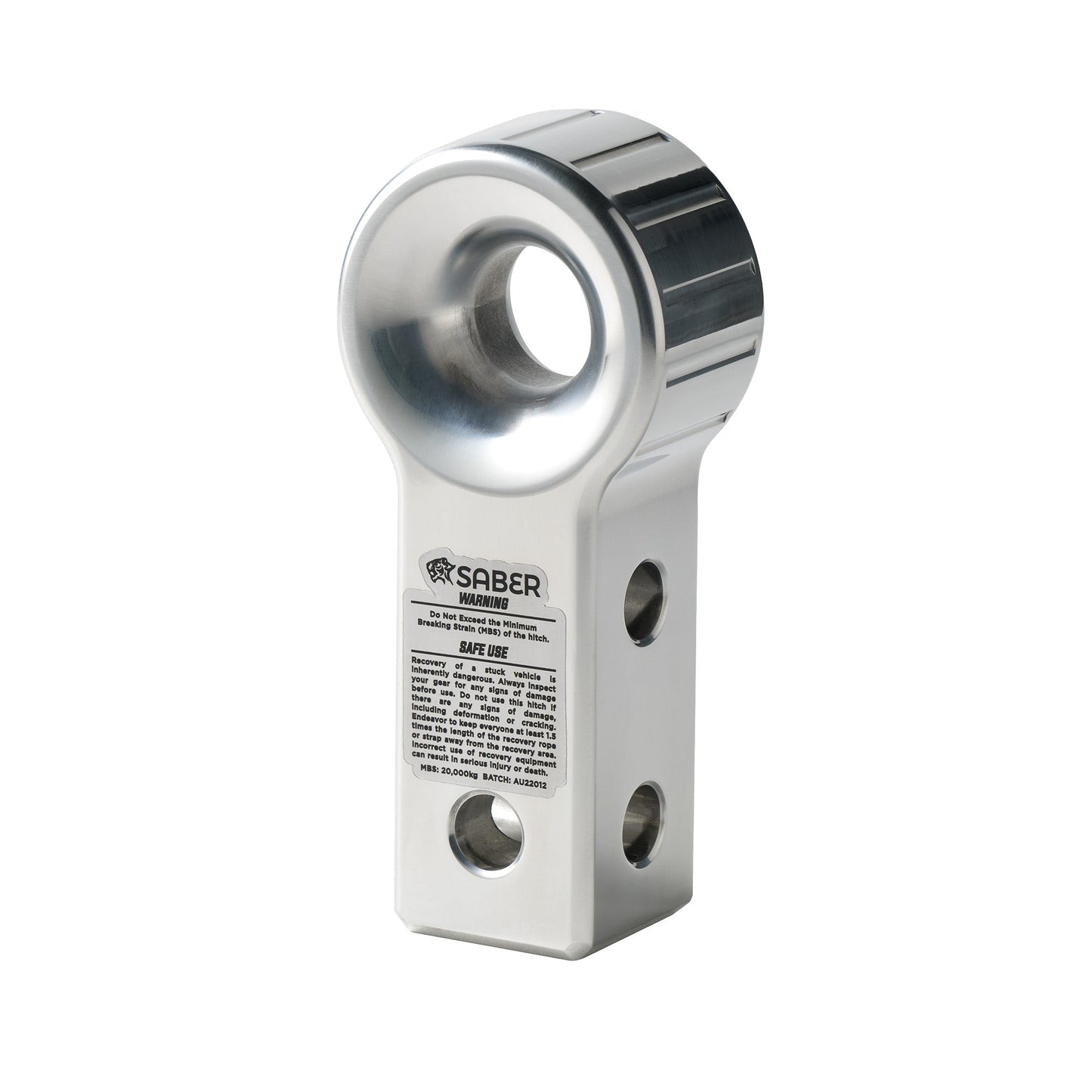 Original Aluminium Rope Friendly Recovery Hitch - Polished