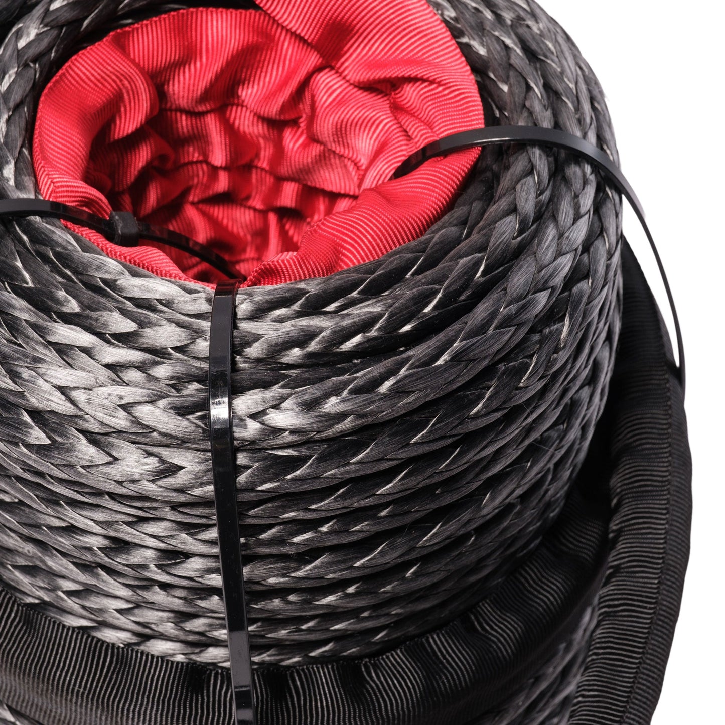 9,500KG - 10mm SaberPro® Black Single Braided Winch Rope - 30M