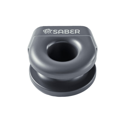6061 Aluminium Spliced Winch Thimble UPDATED DESIGN - Cerakote Grey