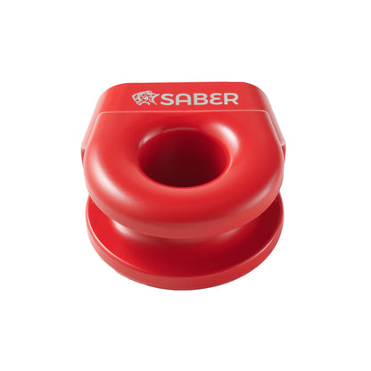 6061 Aluminium Spliced Winch Thimble UPDATED DESIGN - Cerakote Red