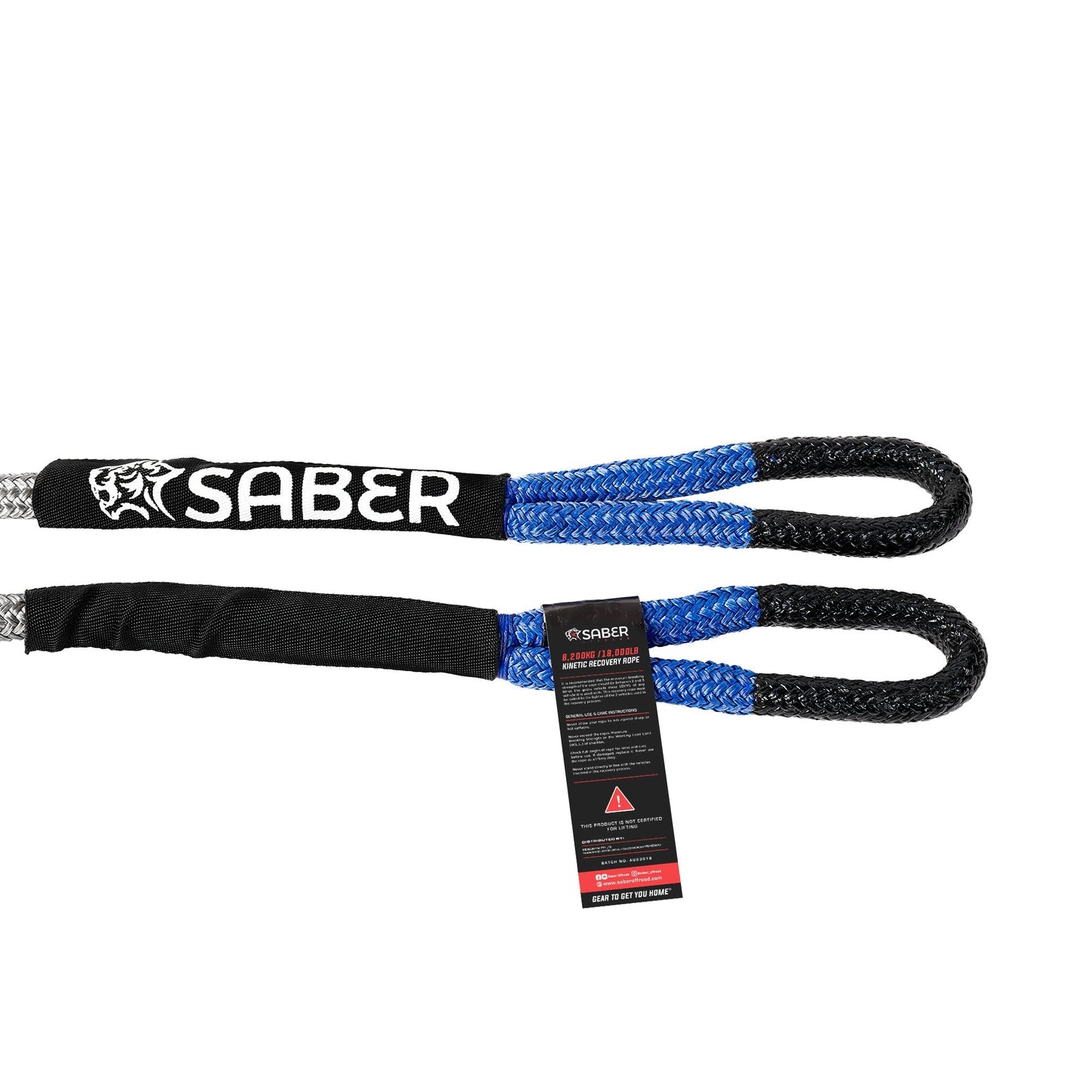 8,200KG 9M Kinetic Recovery Rope & Bag
