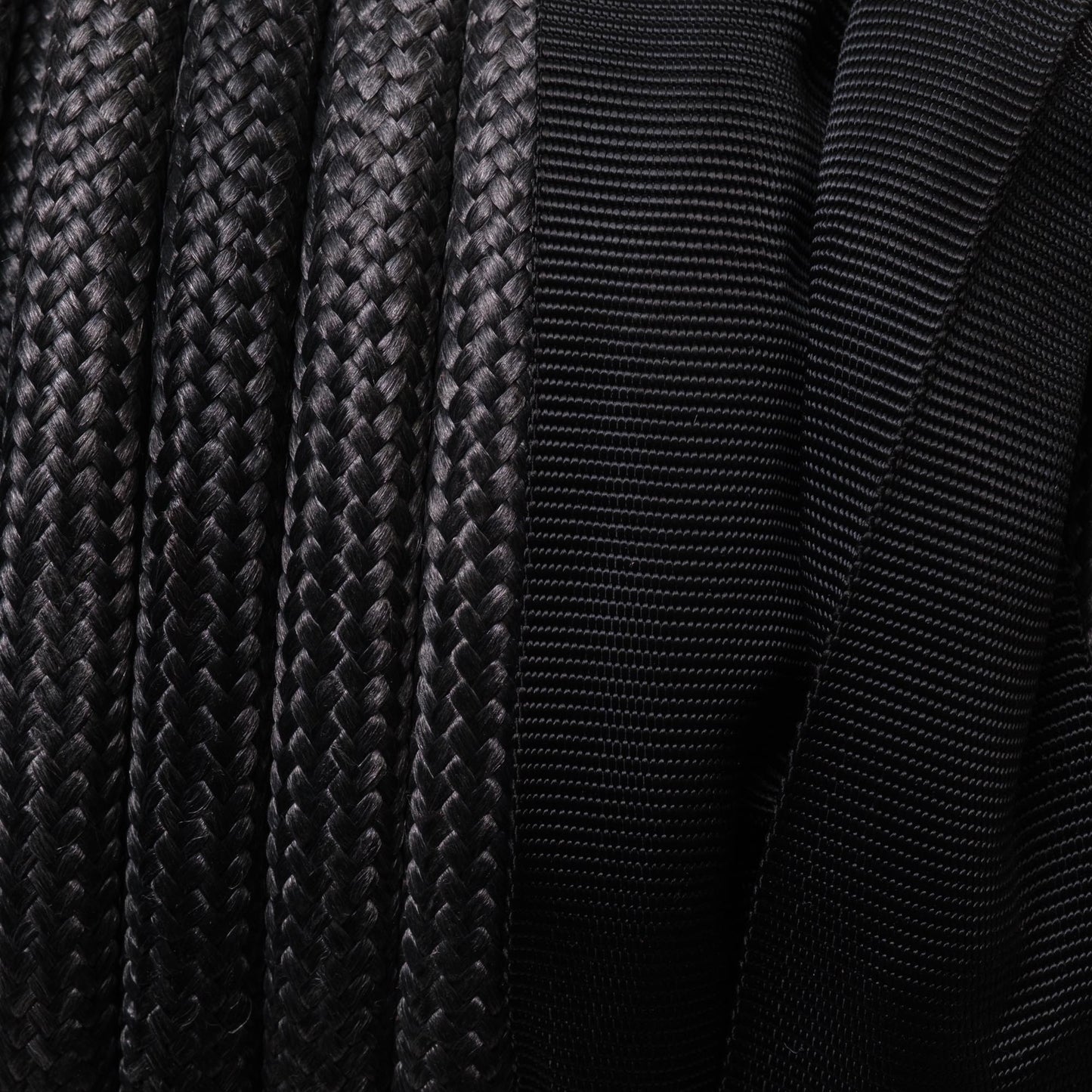 8,000KG - 10mm SaberPro® Black Double Braided Winch Rope - 30M