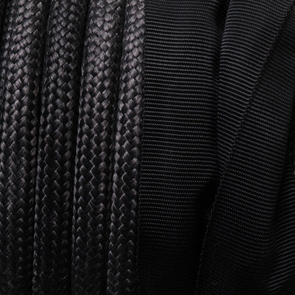 8,000KG - 10mm SaberPro® Black Double Braided Winch Rope - 30M