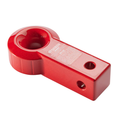 Aluminium Rope Friendly Recovery Hitch - Red Prismatic