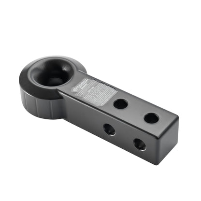 Aluminium Rope Friendly Recovery Hitch (Extended)- Cerakote Black