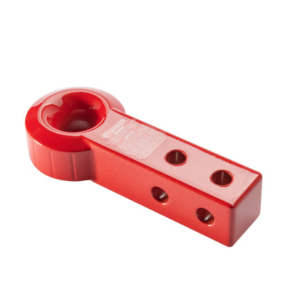 Aluminium Rope Friendly Recovery Hitch(Extended)- Red Prismatic
