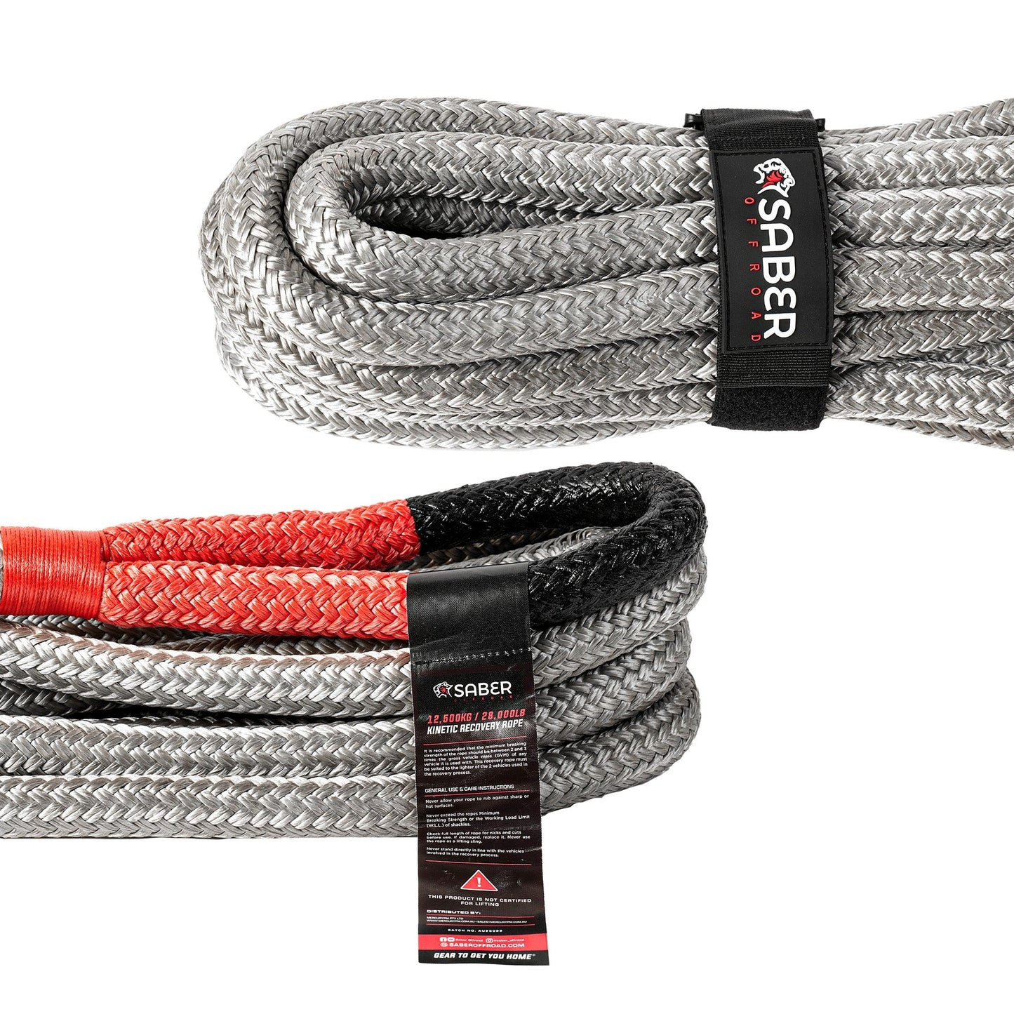 12,500KG 9M Kinetic Recovery Rope & Bag