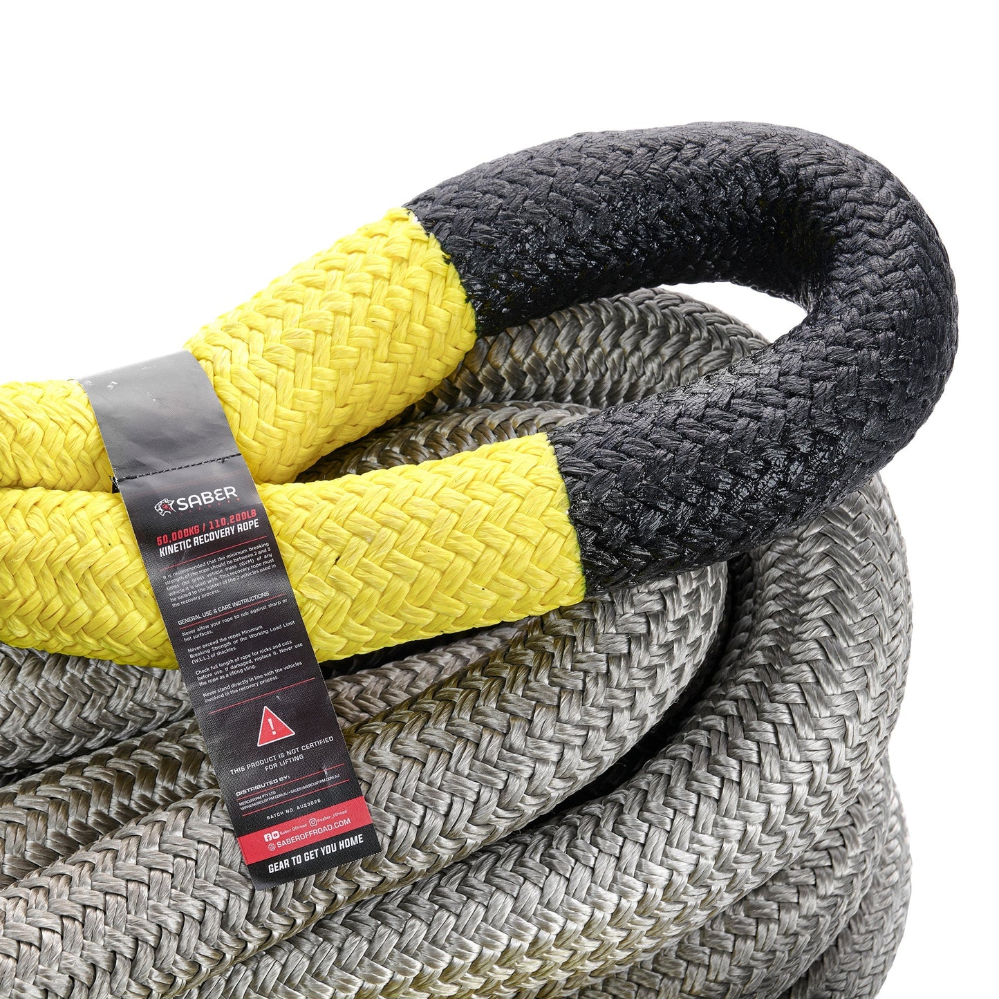 50,000KG 12M Kinetic Recovery Rope