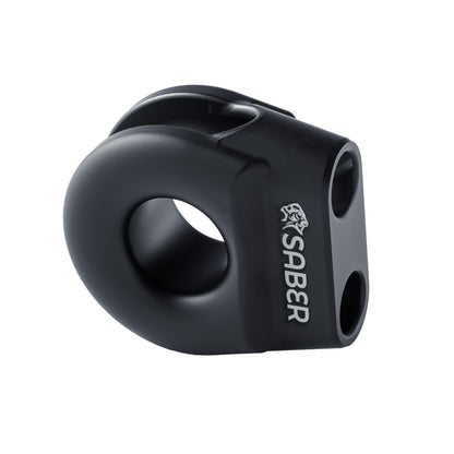 6061 Aluminium Spliced Winch Thimble UPDATED DESIGN- Cerakote Black