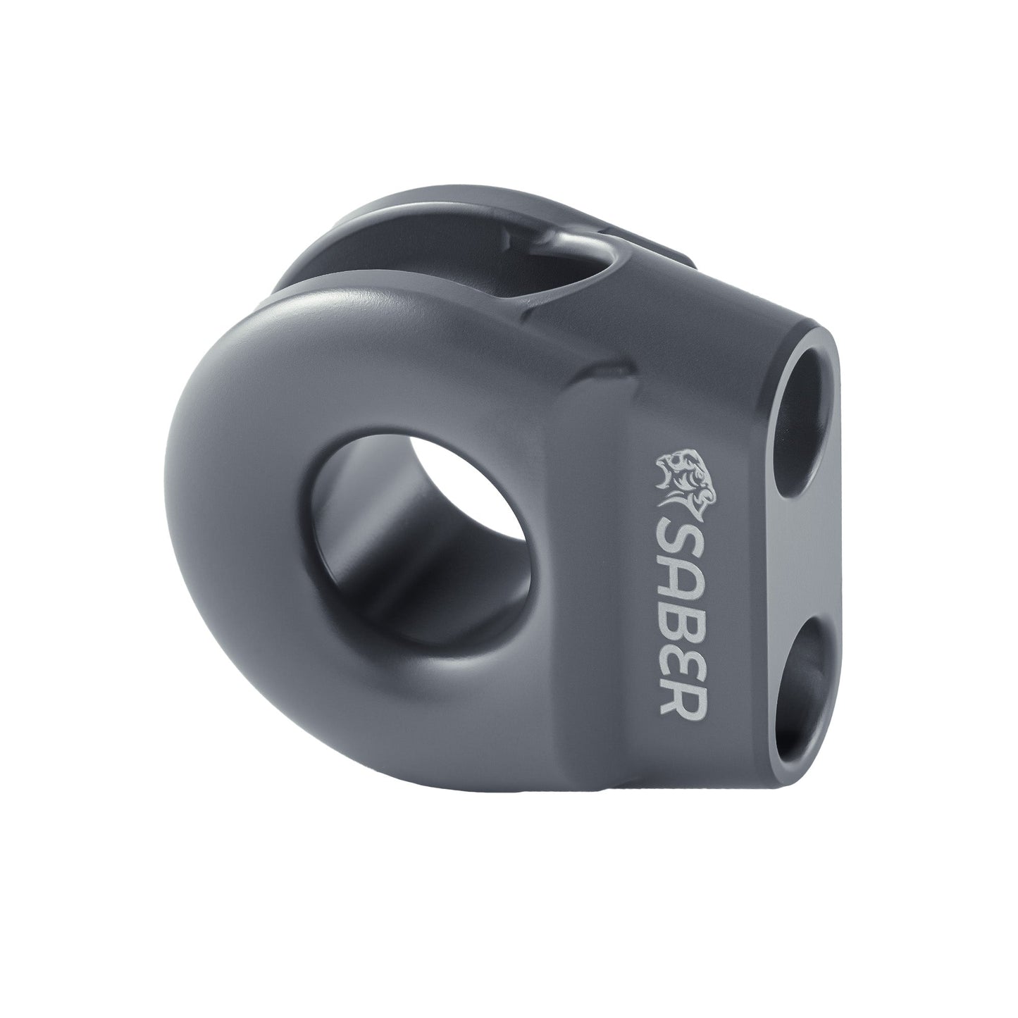 6061 Aluminium Spliced Winch Thimble UPDATED DESIGN - Cerakote Grey