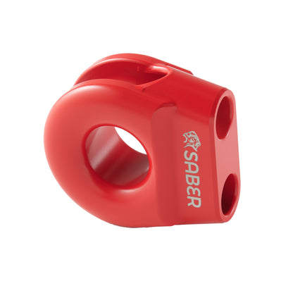 6061 Aluminium Spliced Winch Thimble UPDATED DESIGN - Cerakote Red