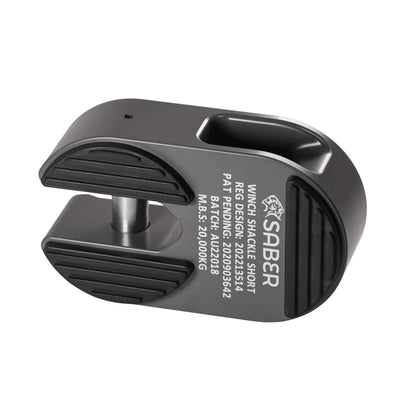 7075 Alloy Winch Shackle Short - Cerakote Grey