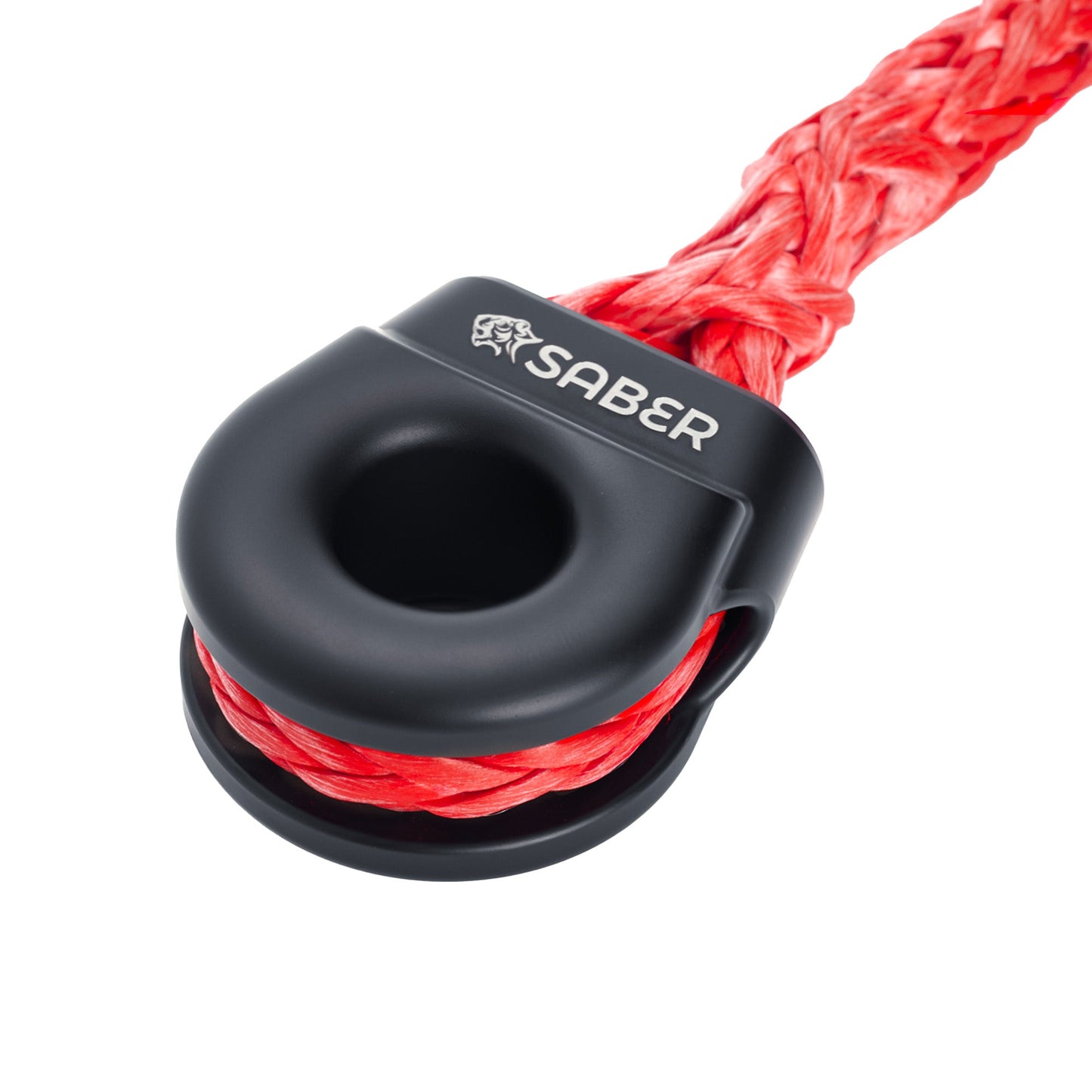 6061 Aluminium Spliced Winch Thimble UPDATED DESIGN - Cerakote Grey