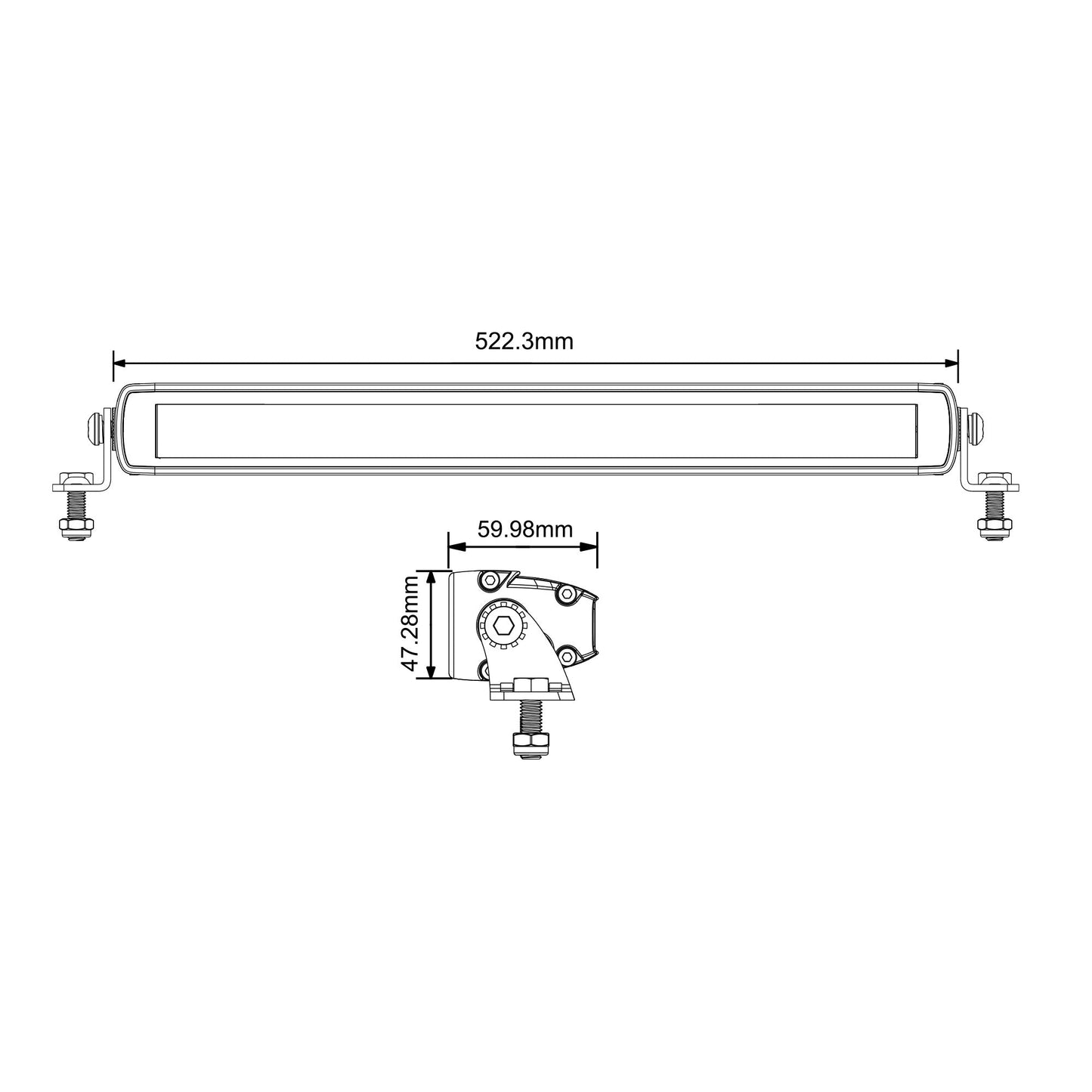 20" Light Bar - Flood Beam