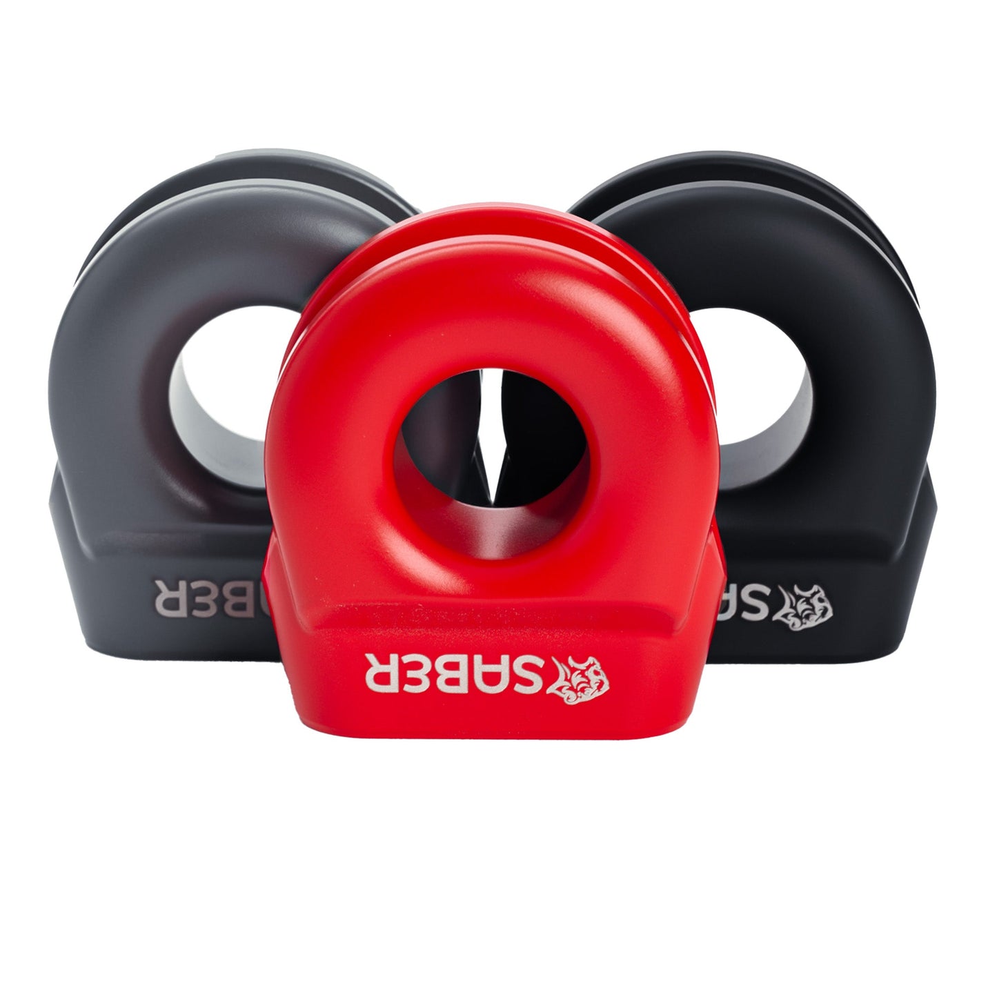 6061 Aluminium Spliced Winch Thimble UPDATED DESIGN - Cerakote Grey