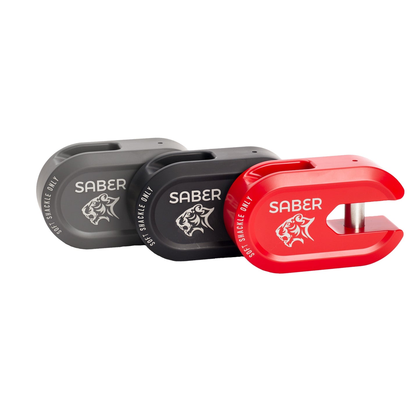 7075 Alloy Winch Shackle Short - Cerakote Grey